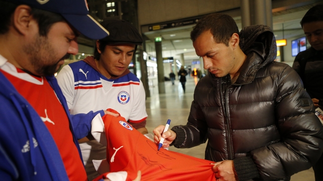 Fernández, Díaz y Silva llegaron a Chile para integrarse a la selección