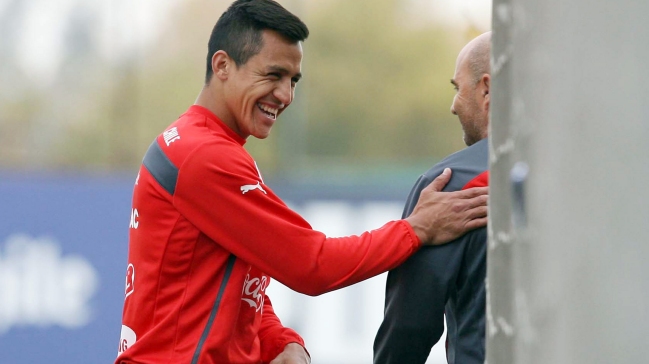 Alexis Sánchez hizo trabajo diferenciado en la selección