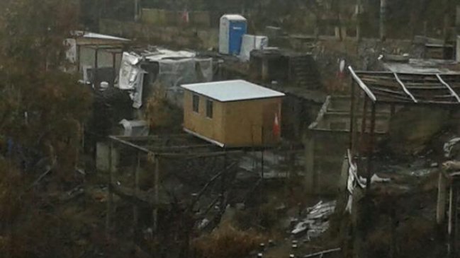 Damnificados sufren las consecuencias de la lluvia en cerros de Valparaíso