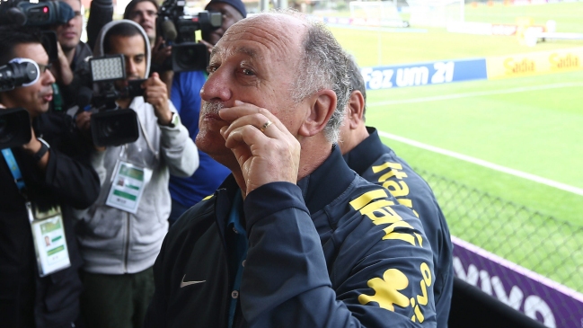 Luiz Felipe Scolari: No me gustaría enfrentar a Chile en octavos de final