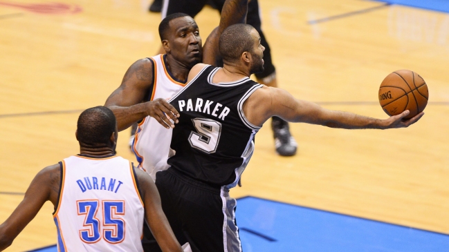 Oklahoma City Thunder igualó la serie ante San Antonio Spurs en la Conferencia Oeste