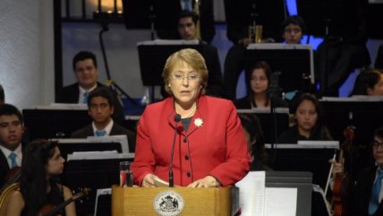 Presidenta Bachelet encabezó gala de la Fundación Orquestas Juveniles