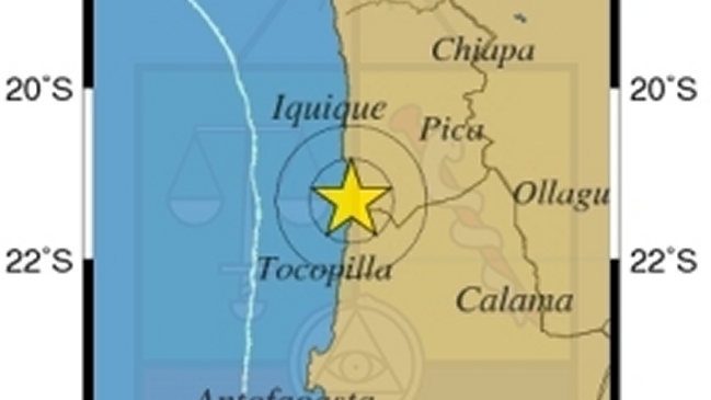 Nuevo sismo de mediana intensidad en el Norte Grande