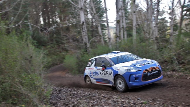 Tomás Etcheverry partió con triunfo en el Rally Mobil de Concepción