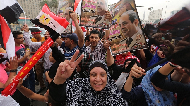 Al Sisi ganó elecciones presidenciales en Egipto con el 96 por ciento de los votos