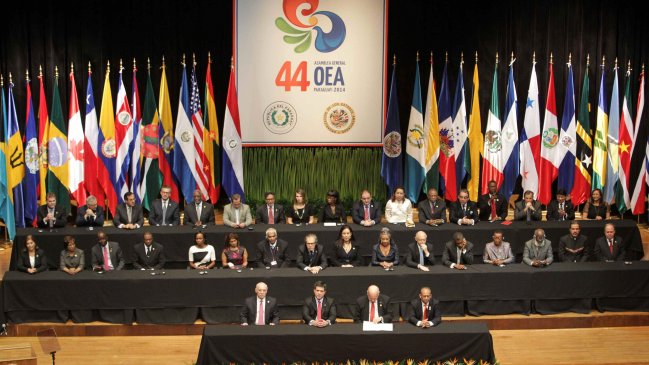 Tenso intercambio entre Chile y Bolivia marca asamblea de la OEA