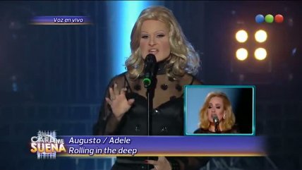 Augusto Schuster se transformó en Adele para la tv argentina