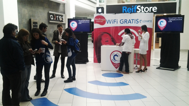 Mall santiaguino comenzó a ofrecer wifi gratuito y seguro a sus clientes