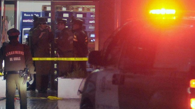 Delincuentes sufrieron imprevisto tras robar cajero automático