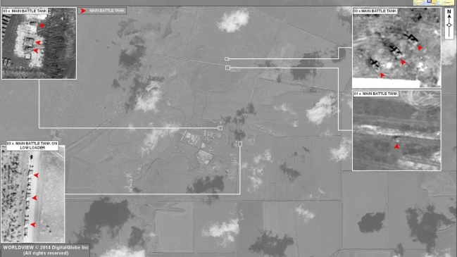 La OTAN difundió imágenes que sugieren movimiento de tanques rusos en Ucrania