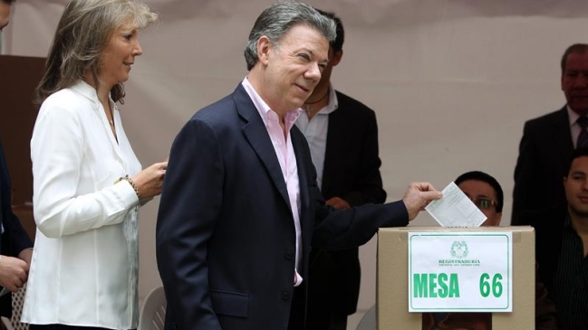 Juan Manuel Santos fue releecto como presidente de Colombia