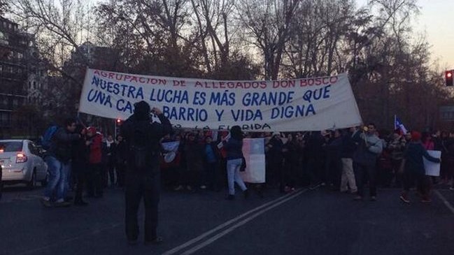 Allegados bloquearon tránsito por la avenida Andrés Bello