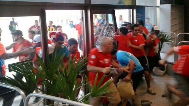 Hinchas chilenos protagonizaron graves incidentes en el Maracaná