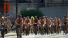 Ciclistas desnudos recorrieron Bruselas en favor del uso de la bicicleta