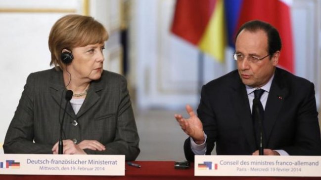 Francia y Alemania piden a Rusia que controle la frontera con Ucrania