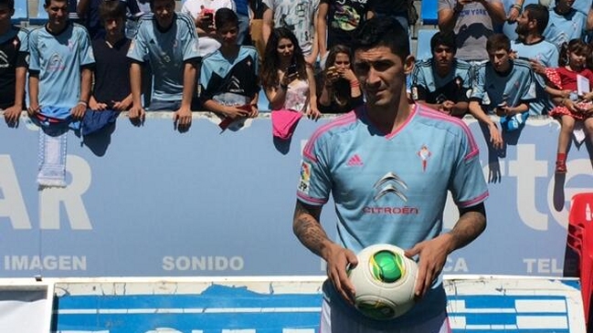 Pedro Pablo Hernández fue presentado como refuerzo en Celta de Vigo