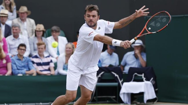Stanislas Wawrinka avanzó a los octavos de final de Wimbledon