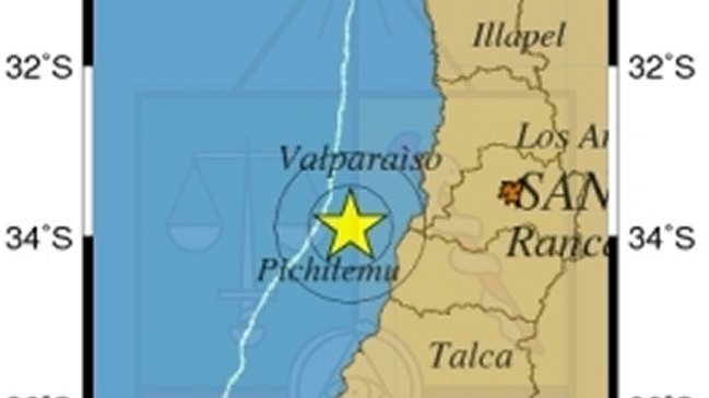 Sismo de mediana intensidad afectó a la Región de O'Higgins