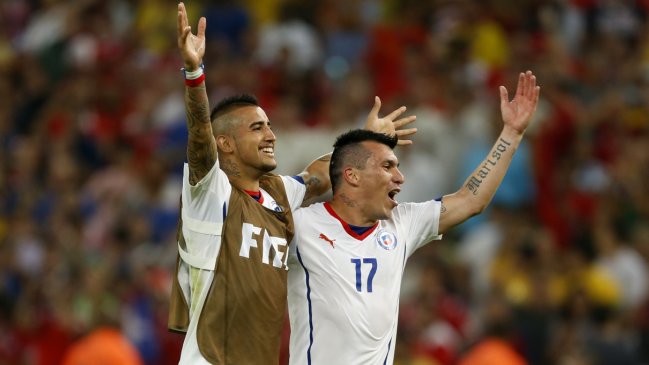 Gary Medel y Arturo Vidal evolucionan positivamente de sus lesiones