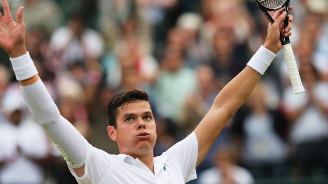 Milos Raonic terminó con las sorpresas de Nick Kyrgios en Wimbledon
