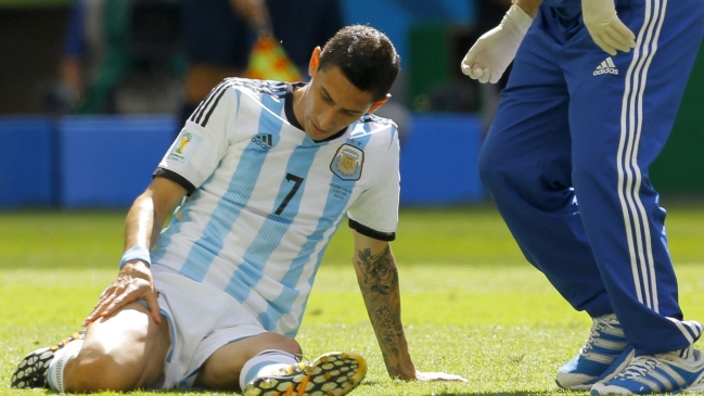 Angel Di María se perderá el resto del Mundial por lesión