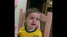 Bebé brasileña llora al enterarse de la lesión de Neymar