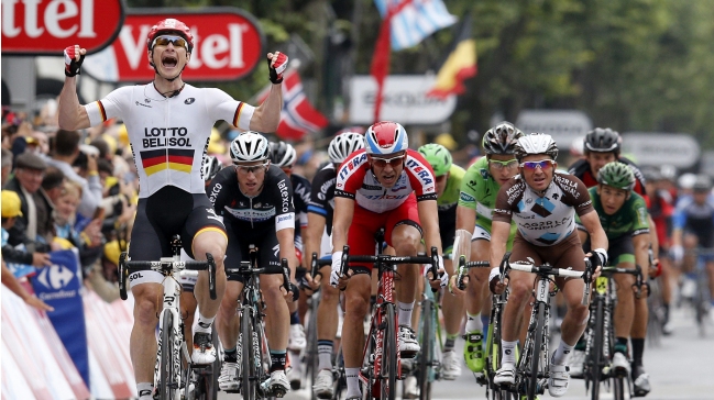 André Greipel se impuso en cerrado embalaje en la sexta etapa del Tour