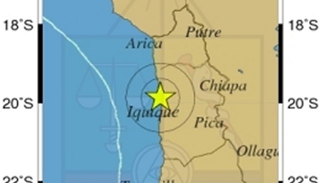 Sismo de menor intensidad afectó al norte de Chile