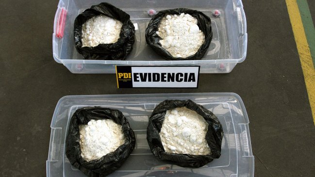 Control carretero permitió incautar 44 millones de pesos en cocaína