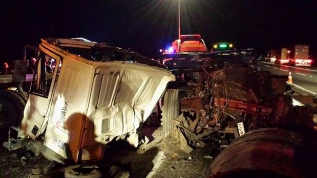 Choque de camiones en la Ruta del Sol dejó una persona fallecida ...