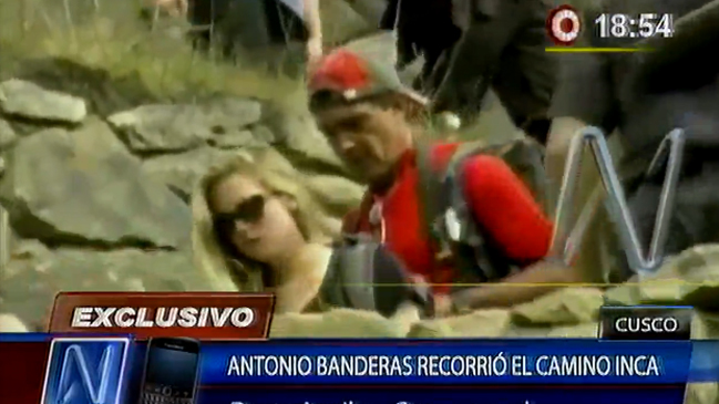 Antonio Banderas visitó Machu Picchu tras recorrer el Camino Inca