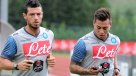 Eduardo Vargas jugó en triunfo de Napoli sobre Kalloni