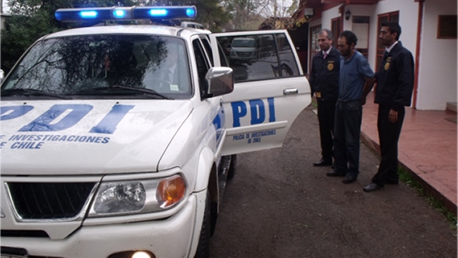 PDI detuvo a hombre que mató a otro a hachazos en Peralillo