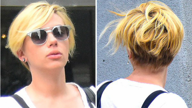 Scarlett Johansson sorprende con radical cambio de look