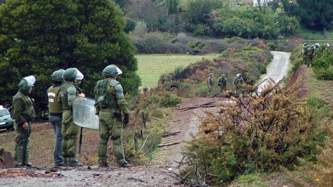Mapuche de Arauco presentaron recurso de amparo contra Carabineros