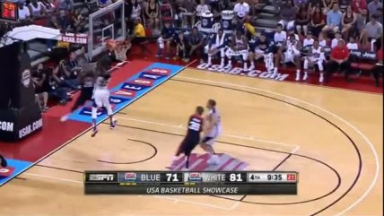   La espeluznante lesión de Paul George con la selección de Estados Unidos 