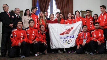 Presidenta Bachelet despidió a delegación que participará de los JJ.OO. de la Juventud