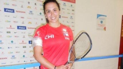 Carla Muñoz fue la mejor chilena en el rácquetbol del Festival Olímpico
