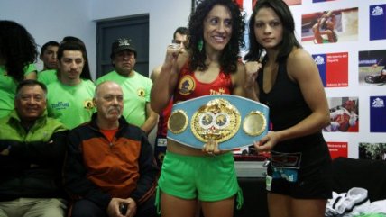   El pesaje previo a la defensa del título de Carolina 