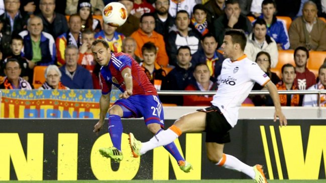 Marcelo Díaz estuvo presente en victoria de Basilea sobre Zurich