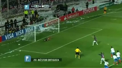   Néstor Ortigoza le dio la Copa Libertadores a San Lorenzo con este penal 