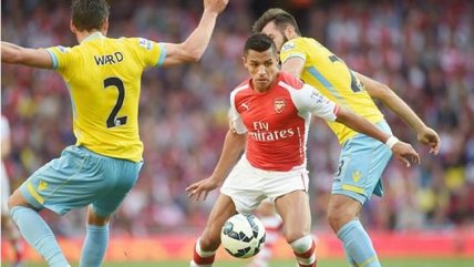 Arsenal superó con lo justo a Crystal Palace en debut de Alexis Sánchez en la Premier League