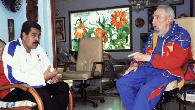 Nicolás Maduro vio a Fidel Castro 