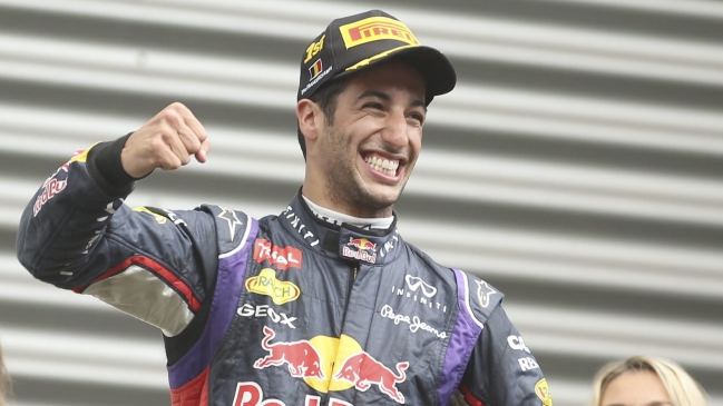 Daniel Ricciardo logró su tercera victoria en el Gran Premio de Bélgica