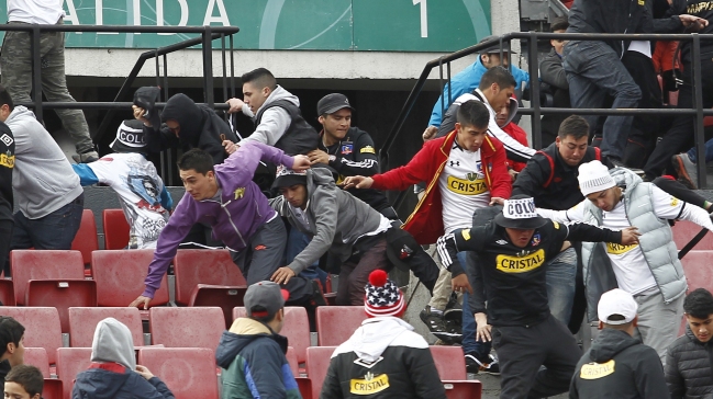 ANFP ordenó investigar hechos de violencia en barra de Colo Colo