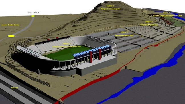 La U suma una nueva complicación en la construcción de su estadio