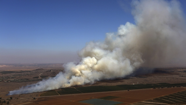 Israel atacó posiciones militares sirias en respuesta a fuego