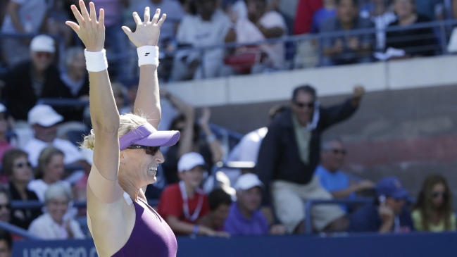 Mirjana Lucic-Baroni acabó con el sueño de Simona Halep en el US Open