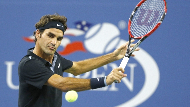 Roger Federer venció en tres sets a su rival de turno en el US Open