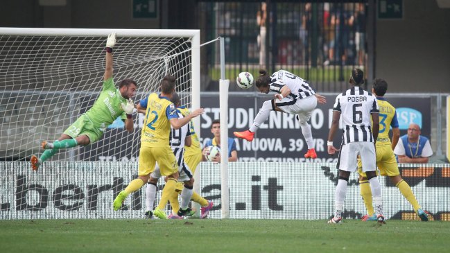 Juventus de Arturo Vidal da el vamos a la Serie A italiana